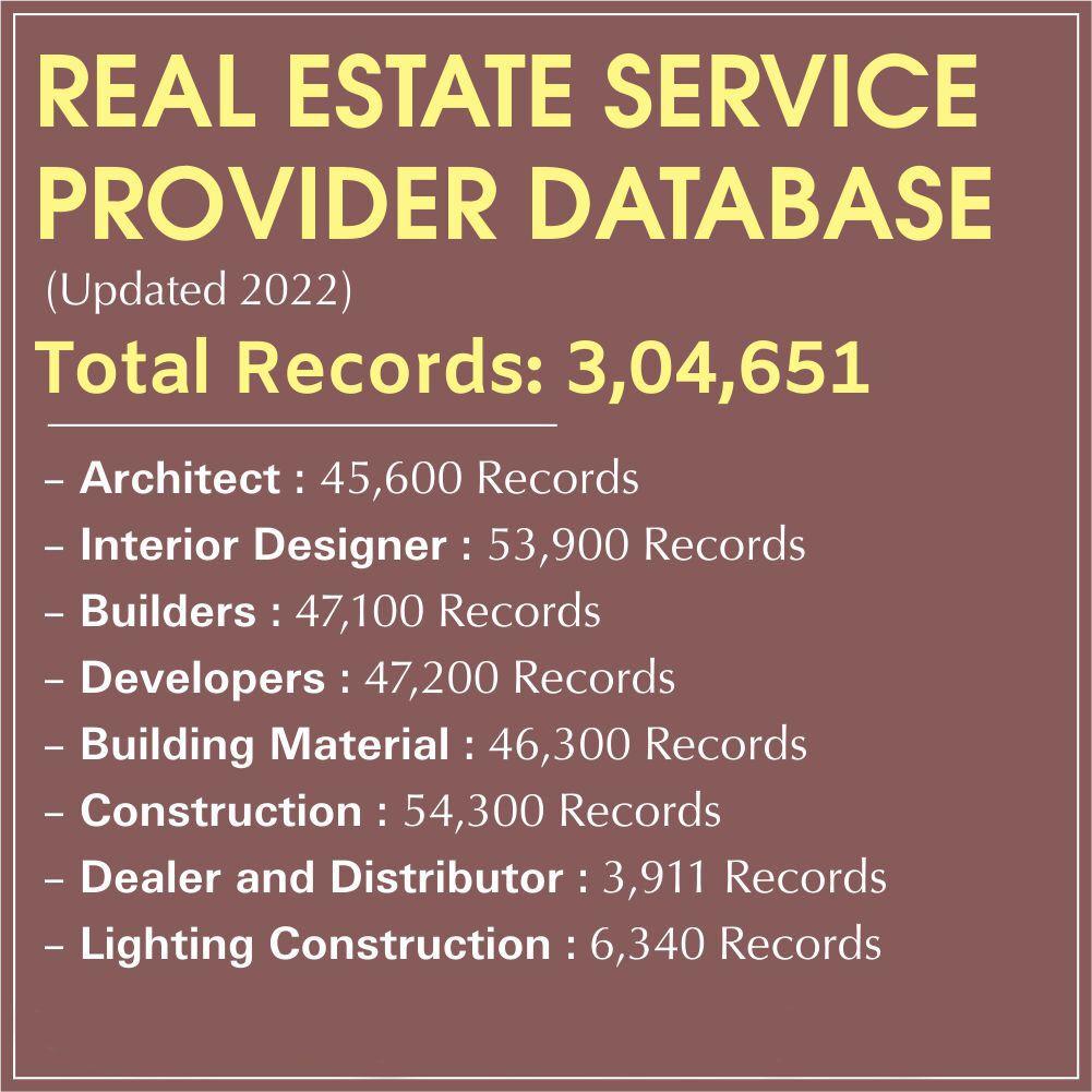 Real Estate Service Provider Database