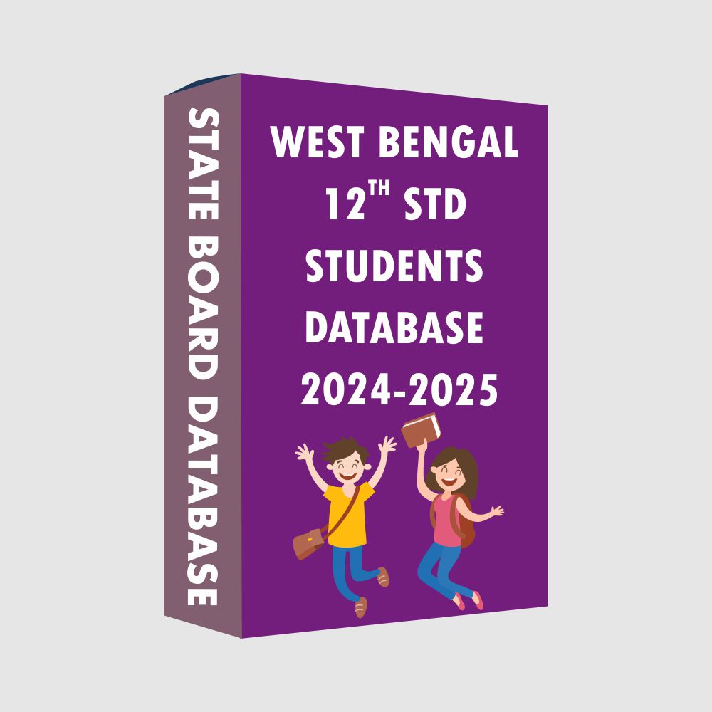 West Bengal 12th Std Science 2024-2025 Batch Students Database