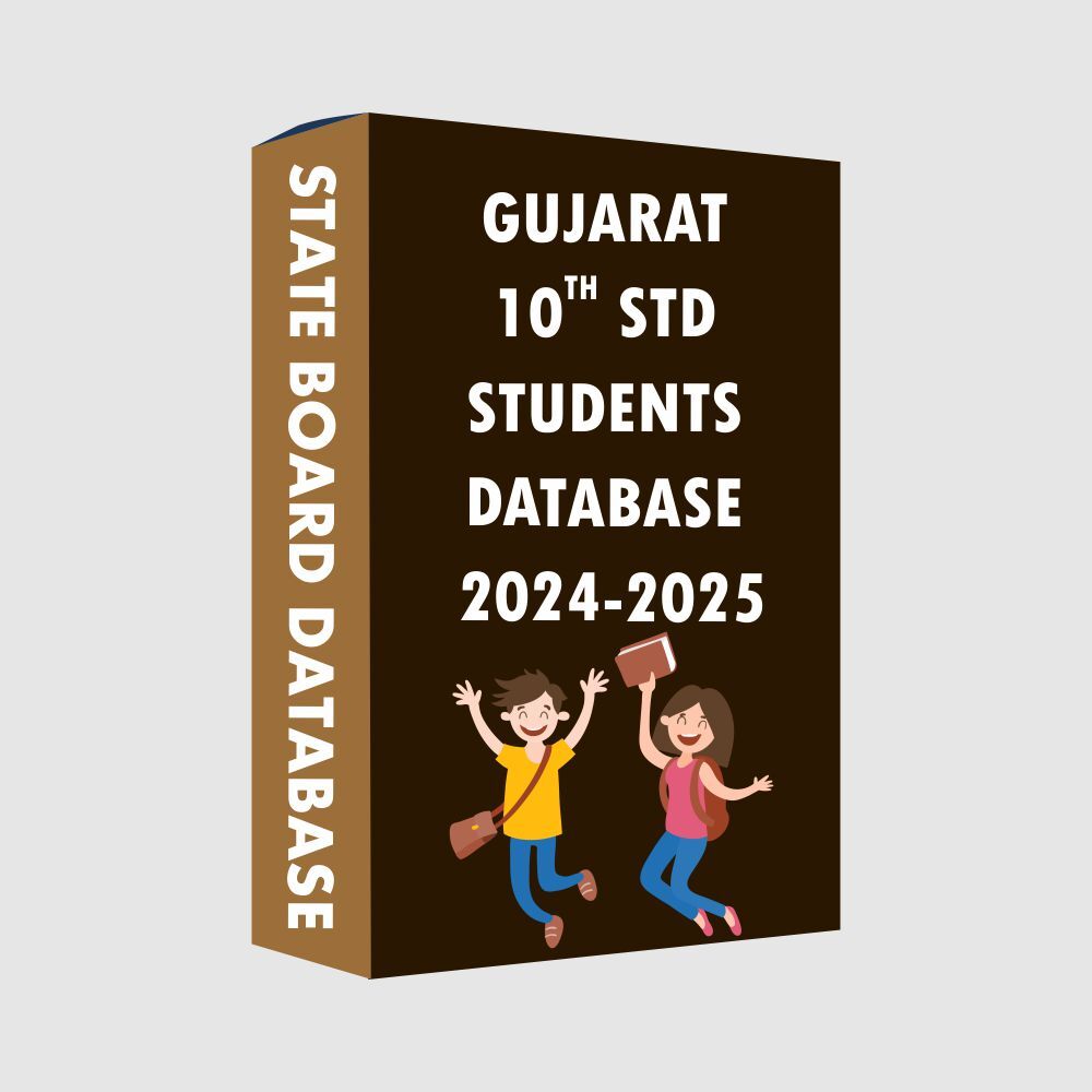 Gujarat 10th Std State Board 2024-2025 Students Database