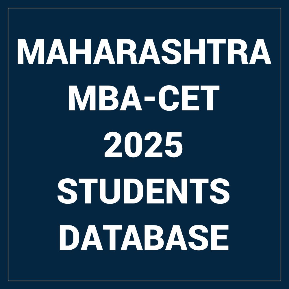 Maharashtra MBA CET 2025 Students Database