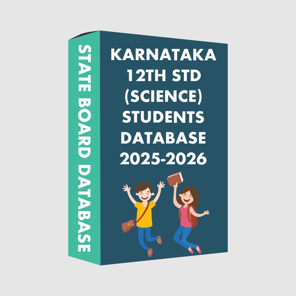 Karnataka 12th Std (Science) State Board 2025-2026 Students Database